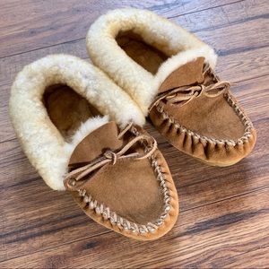 Women’s wicked good shearling lined moccasins